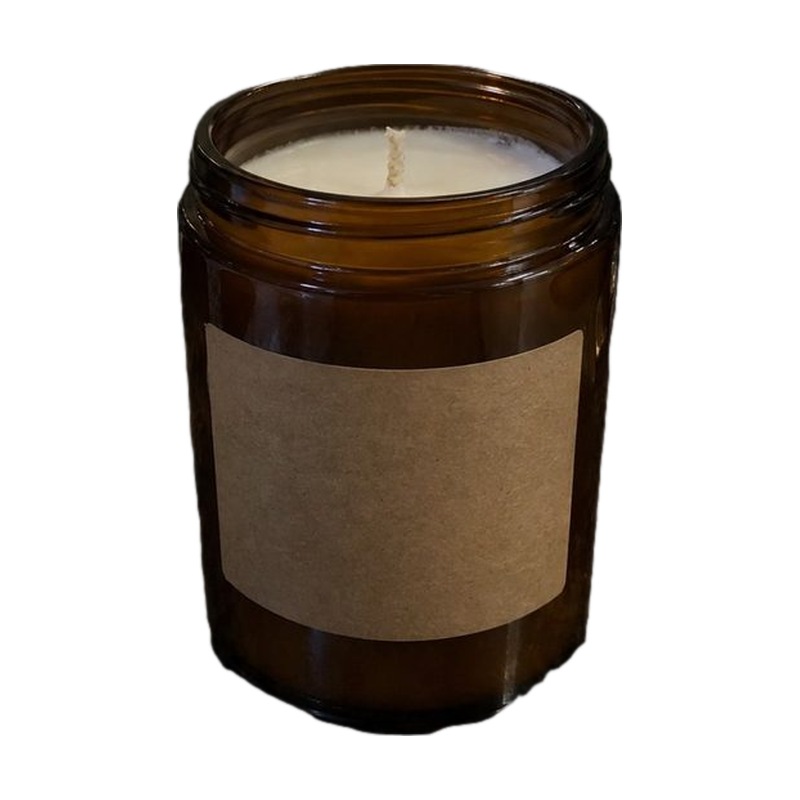 The candle alone on white, with the mug and keys removed